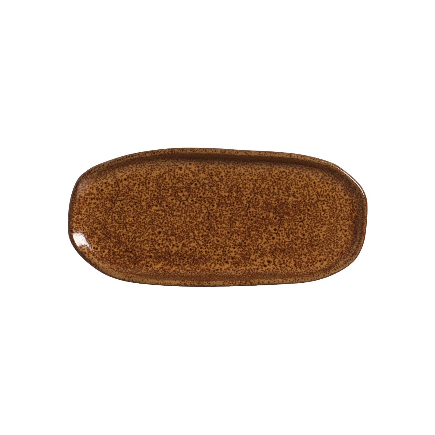 Shallow Organic Oval Platter Small Set of 4