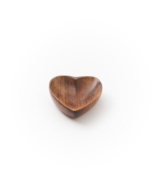 Alaya Heart Trinket Dish - Mango Wood