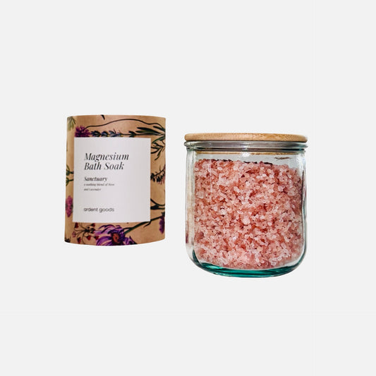Magnesium Bath Salt Soak in Sanctuary