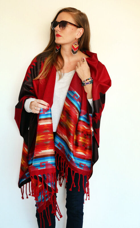 Fire Embera Earrings