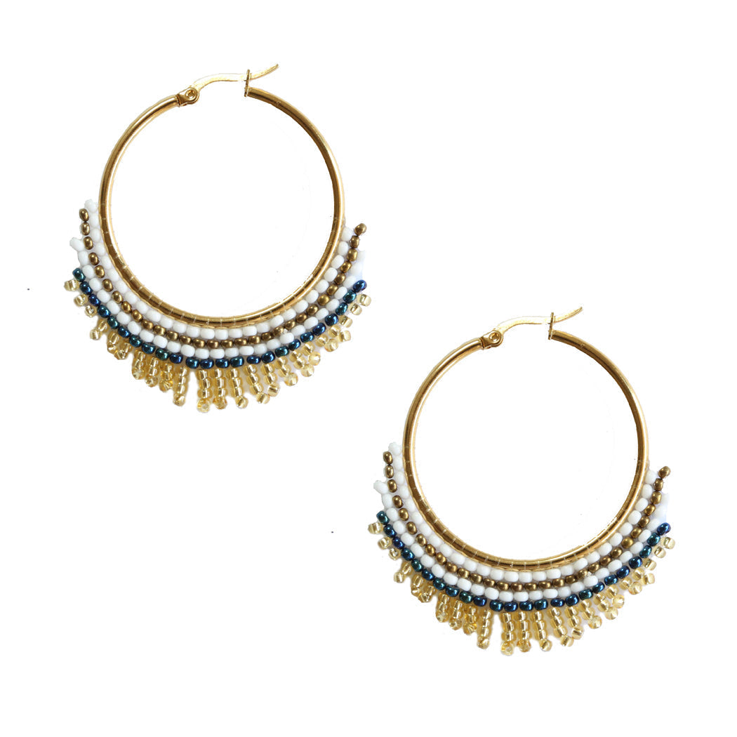Armada Hoop Embera Earrings