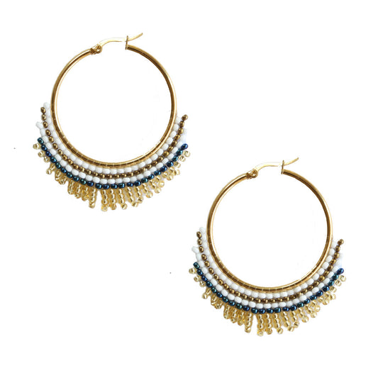 Armada Hoop Embera Earrings