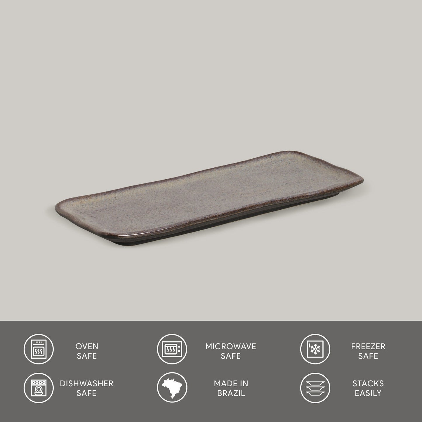 Rectangular Platter Small Set of 4