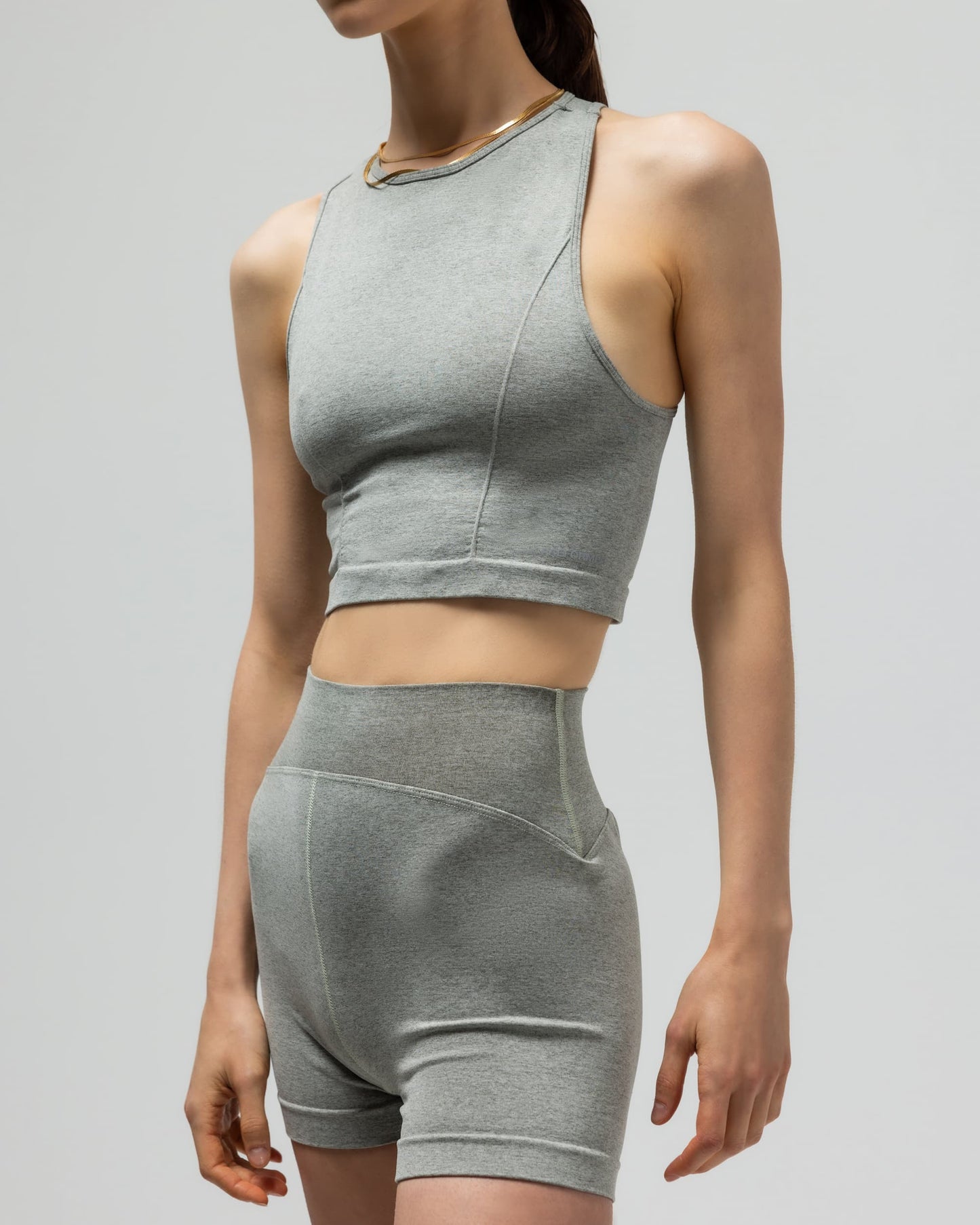 THE HEATHER CROPPED TANK