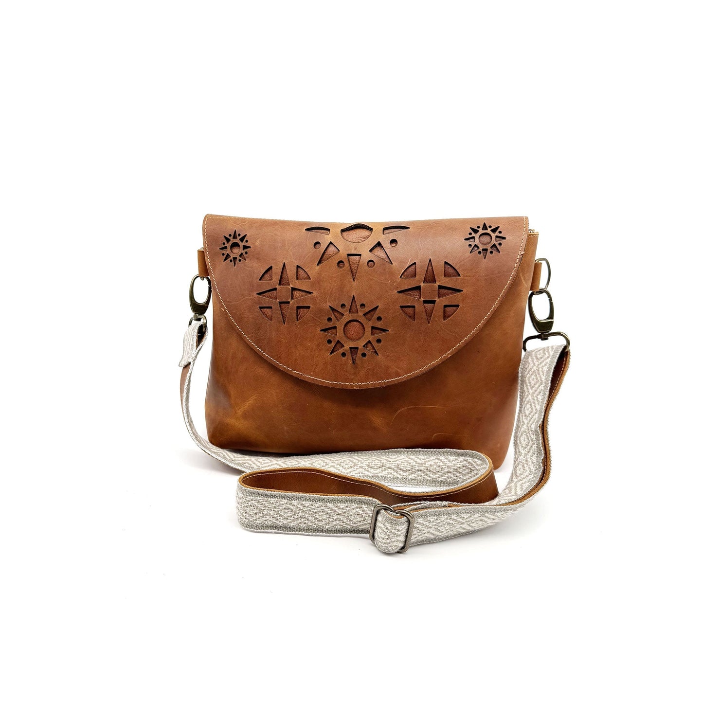 Sunrise Crossbody in Cognac