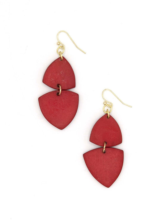 Modern Poppy Dangle Earrings