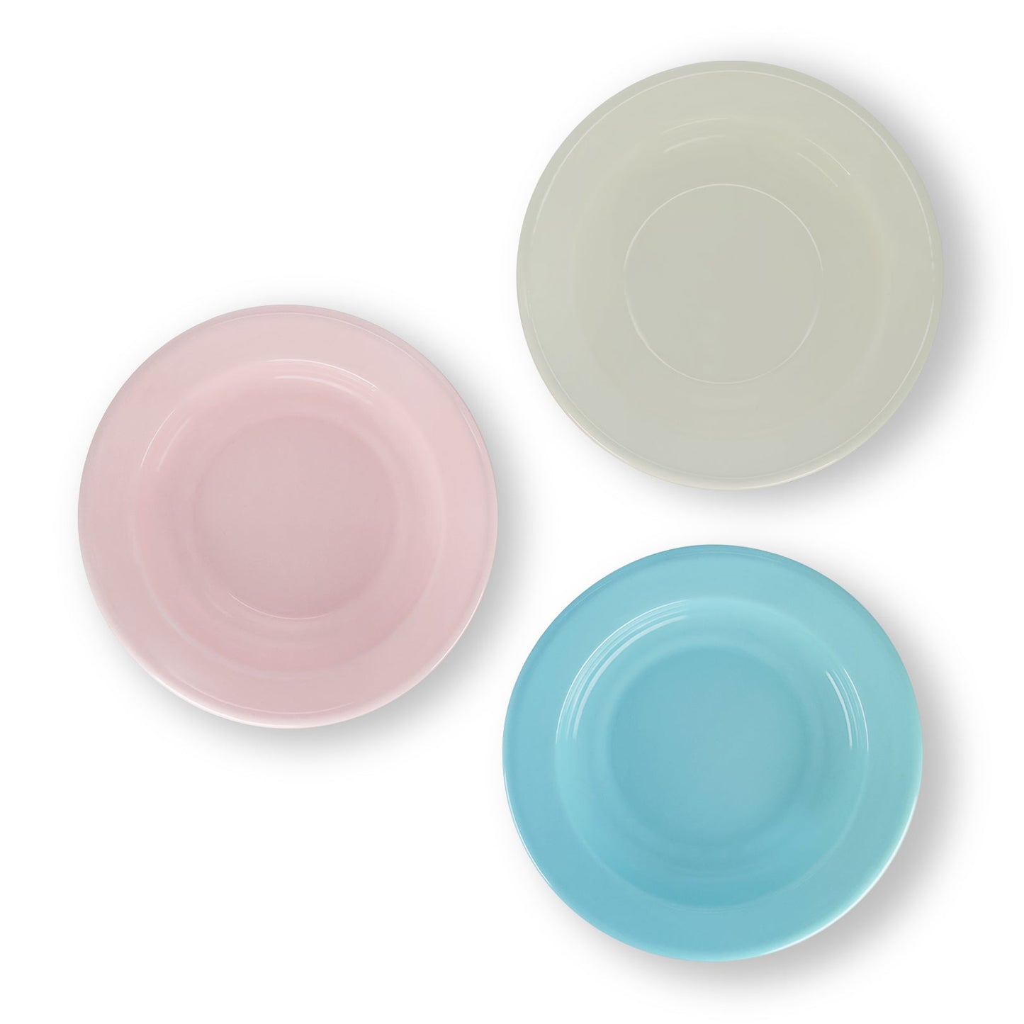 S/4 Enamel Dinner Bowl - Two Tone