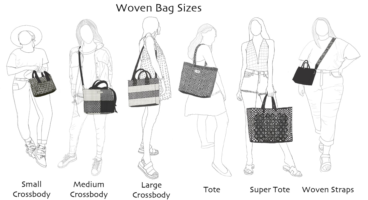 Mixte Large Woven Resort Crossbody Bag