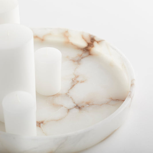 Santo Alabaster Large Tray