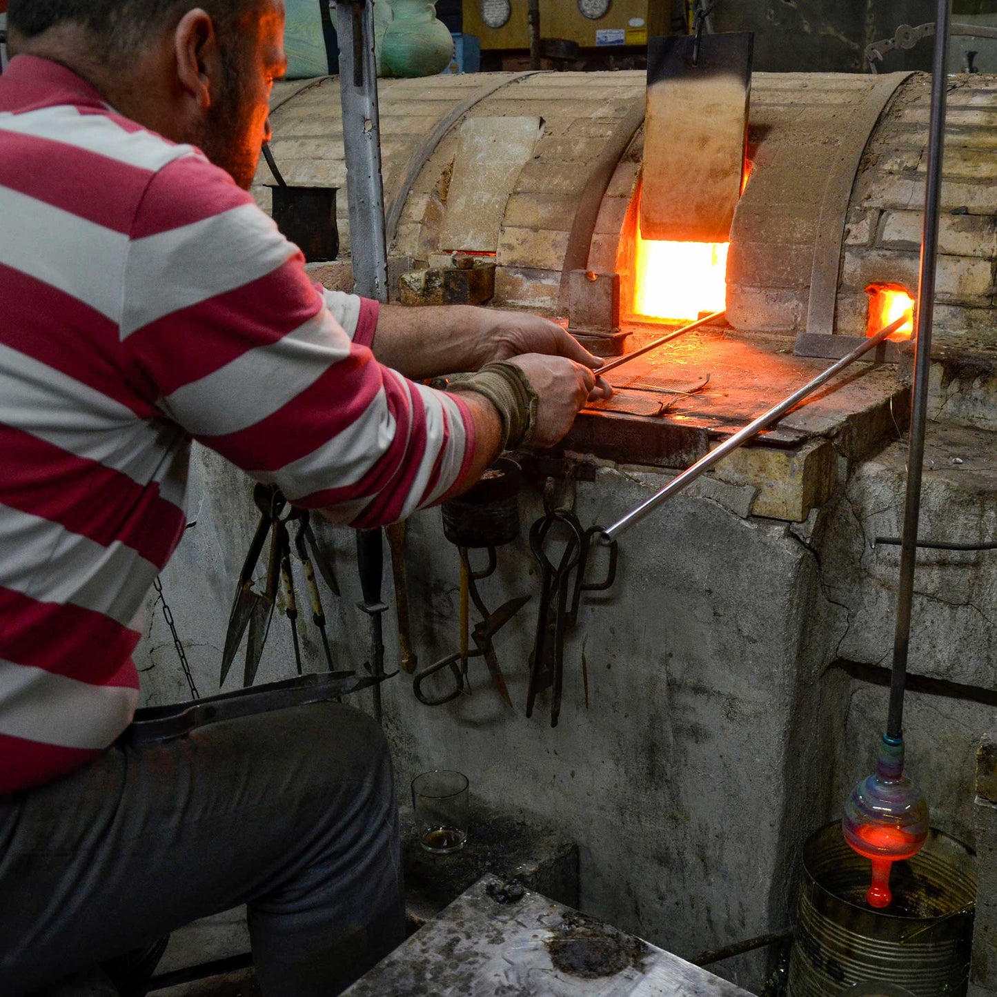 Ancient Beauty Bud Vase