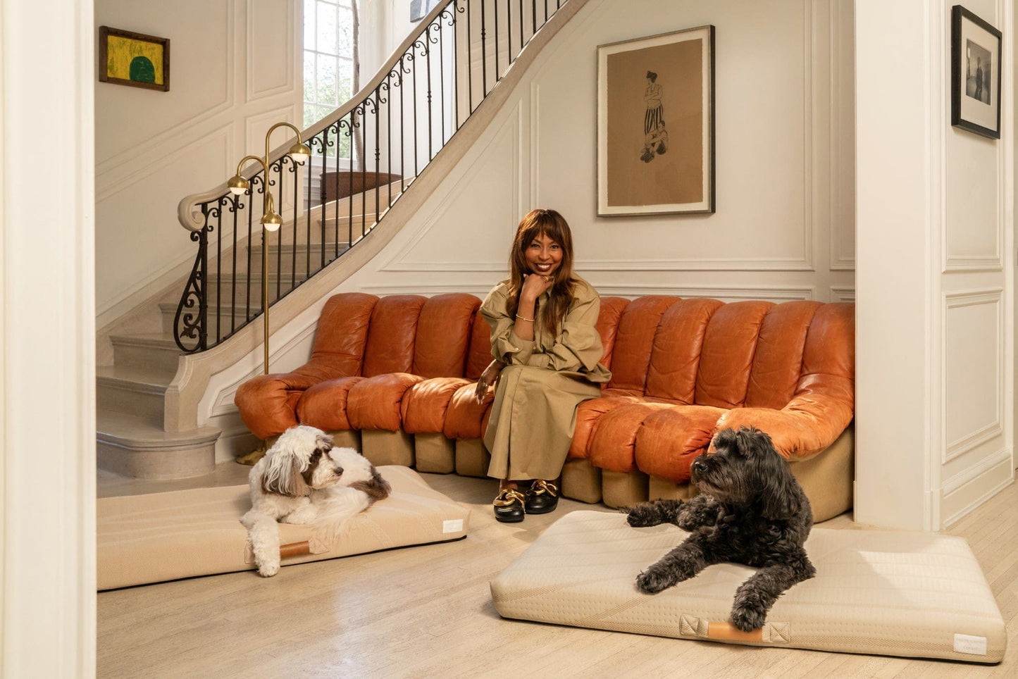 Brigette Romanek | Luxury Pet Throw Blanket - Cream