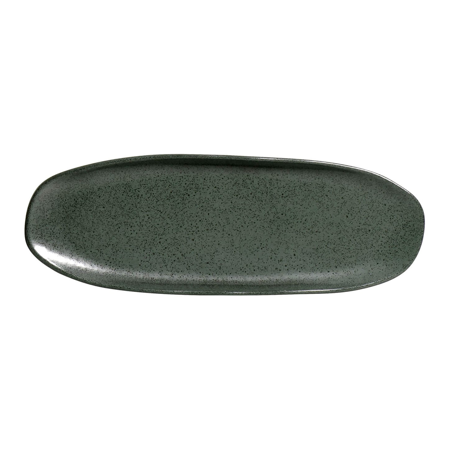 Shallow Organic Oval Platter Large Set of 4