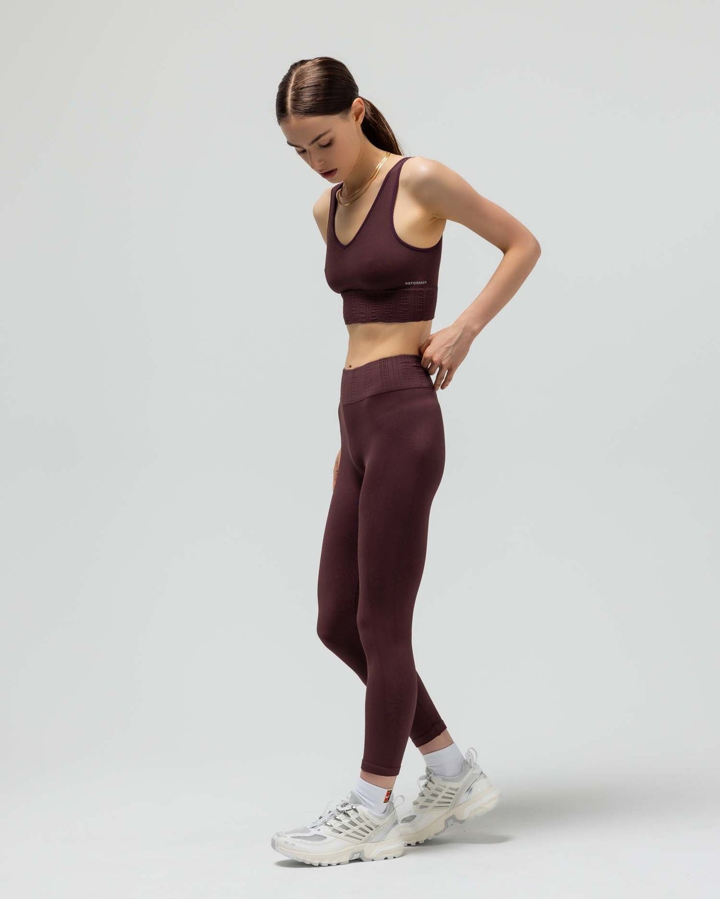 THE V-NECK SPORTS BRA