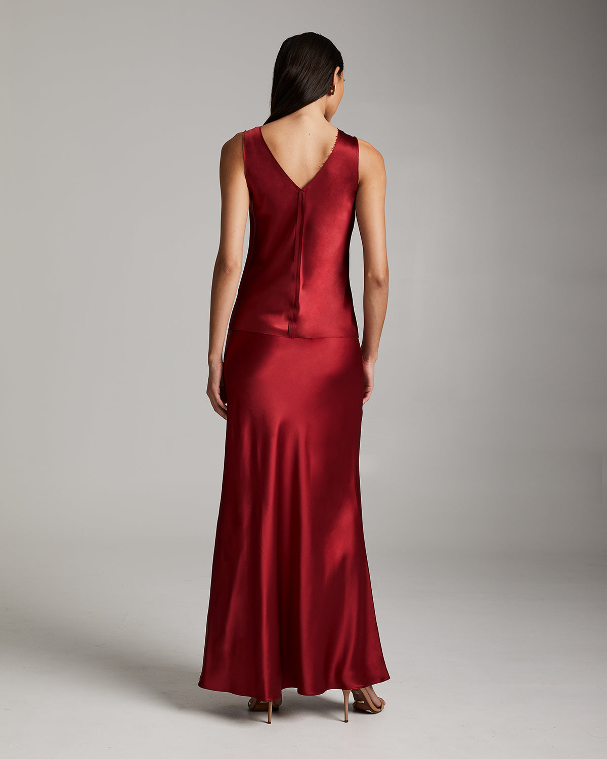 Silk Raw Edge Tank - Core