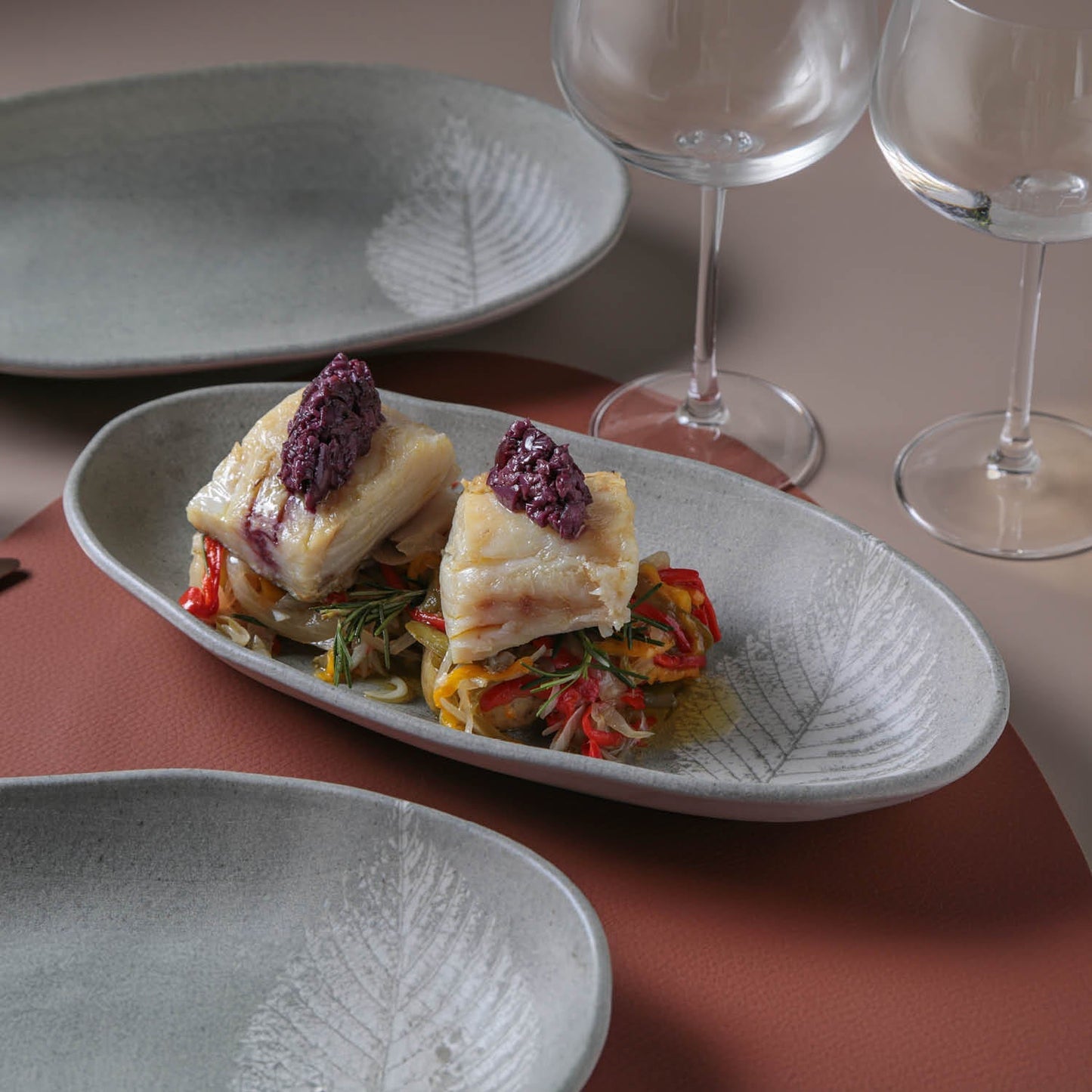 Deep Oval Platter Set of 4