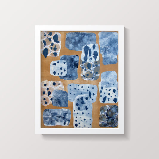 New Spots Small Framed Print