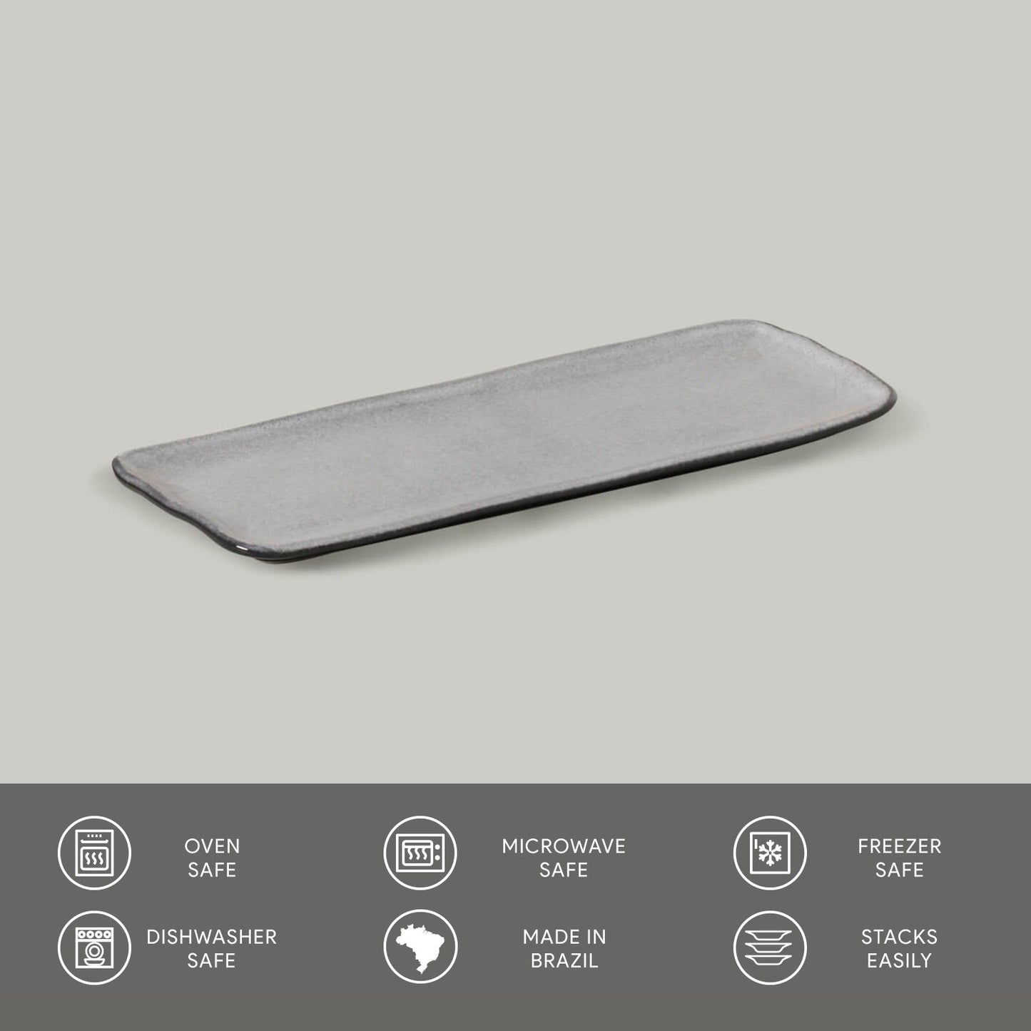 Rectangular Platter Small Set of 4