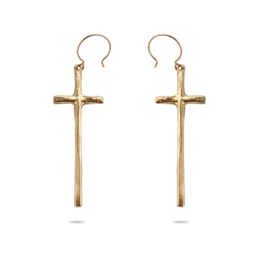 Grounded Bronze Earrings