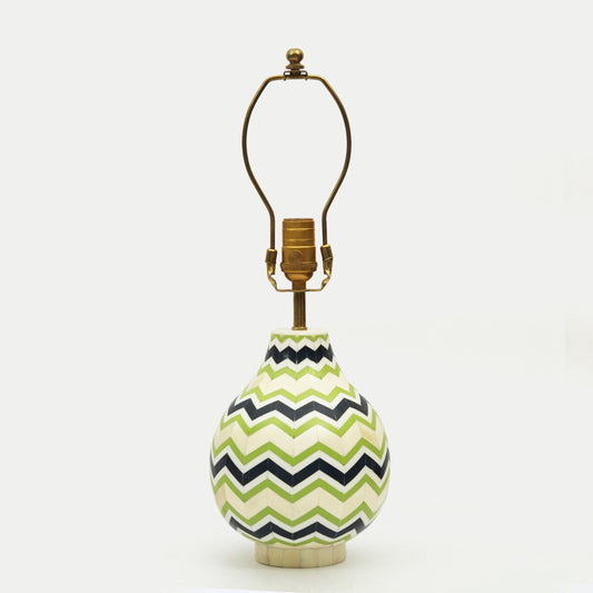 Chevron Inlay Table Lamp