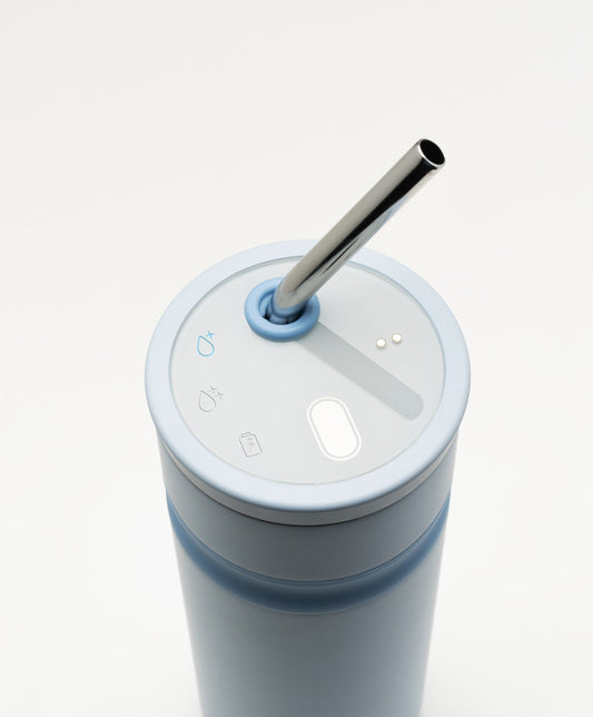 Uvio Self-Purifying Water Bottle - Polar Blue