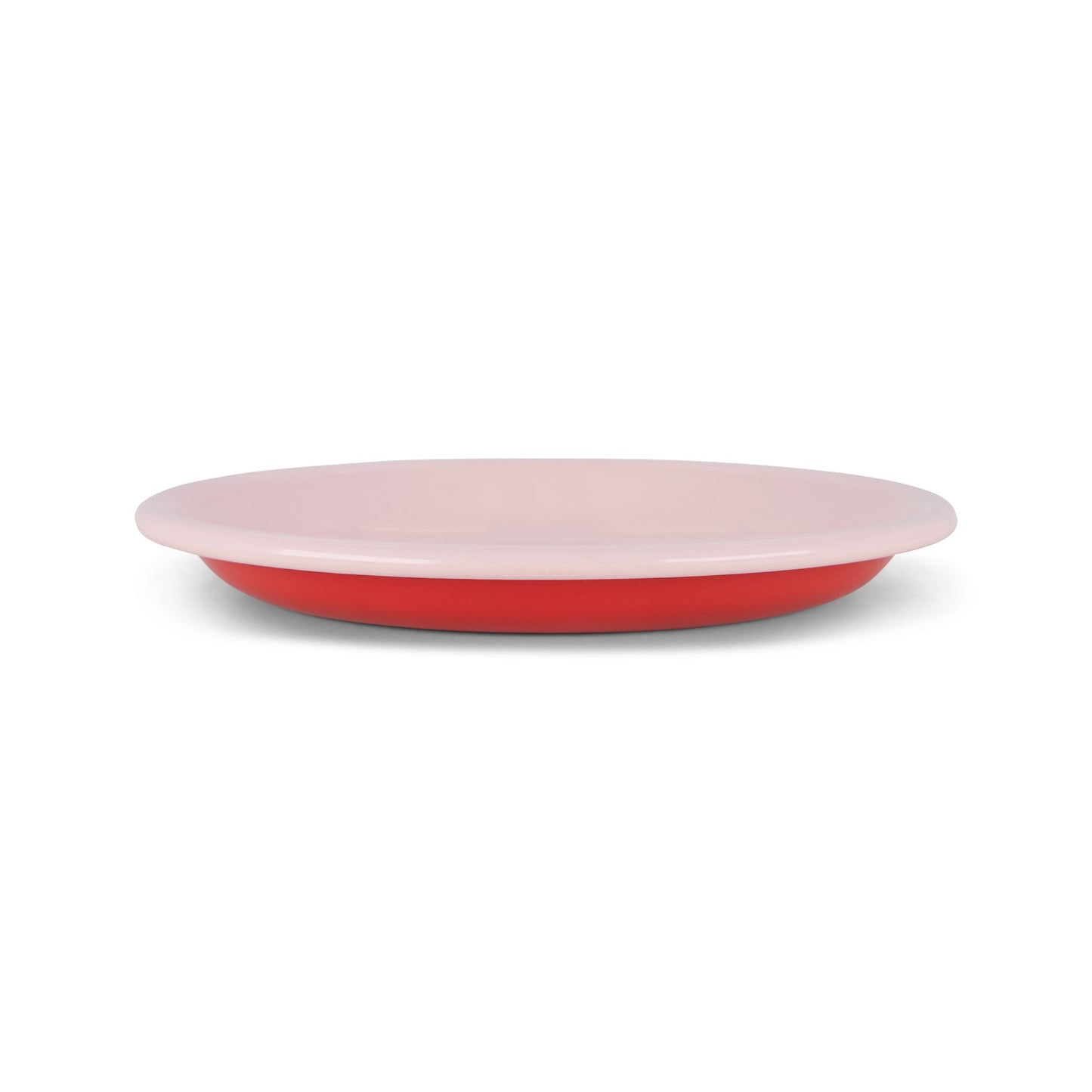 S/4 Enamel Side plate  - Two Tone