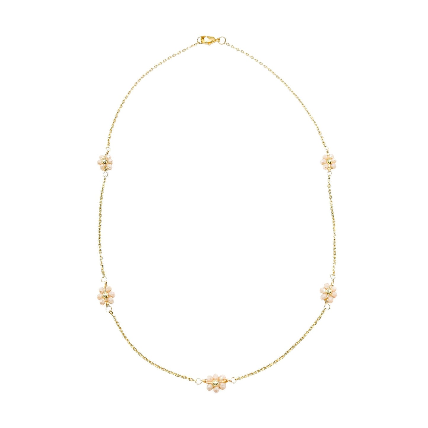 Daisy gold necklace