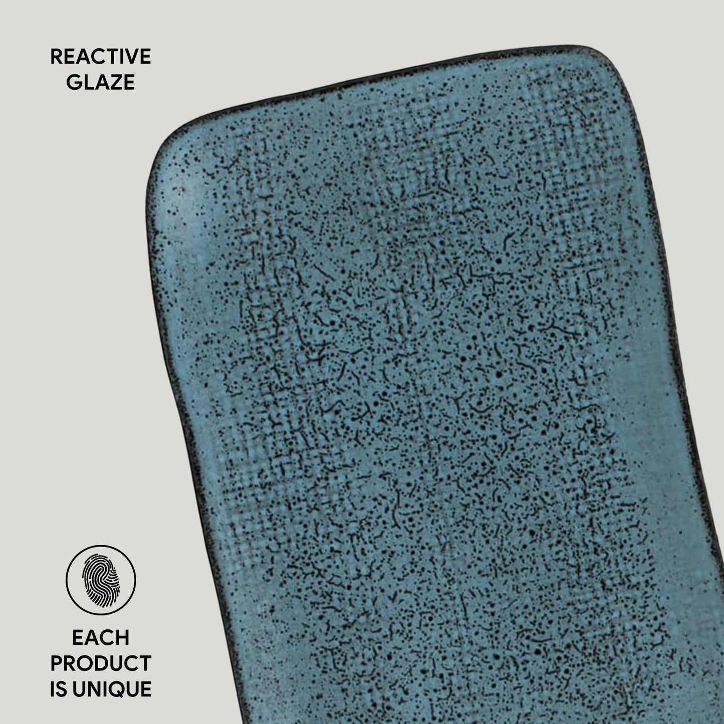 Rectangular Platter Juta Medium Set of 4