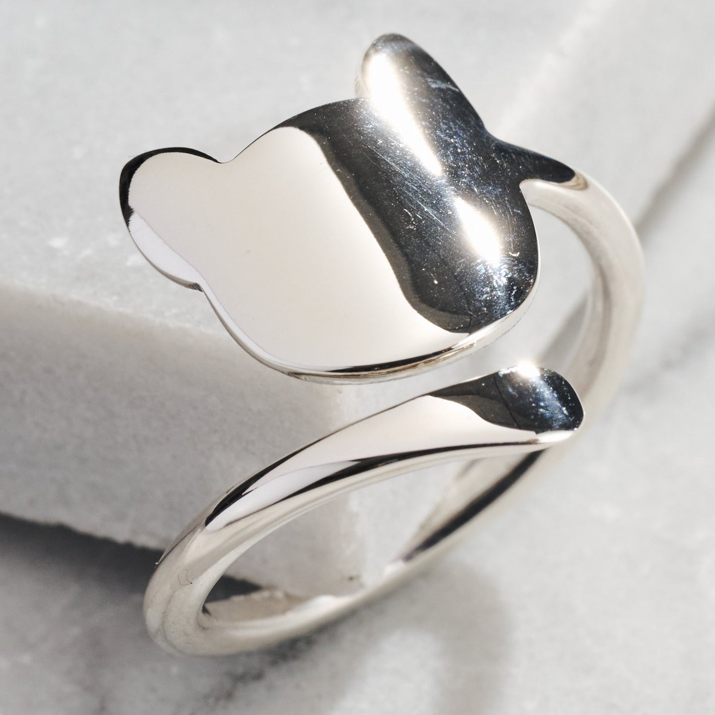 Cat Tails Sterling Silver Ring