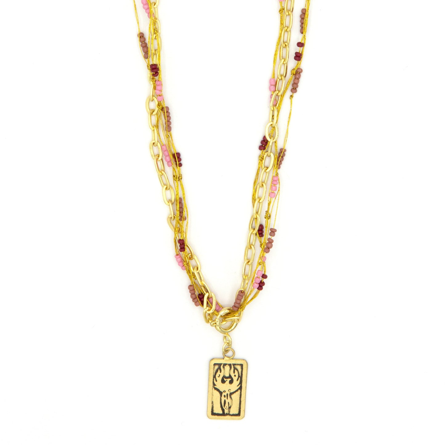 Reborn Phoenix Cluster Necklace