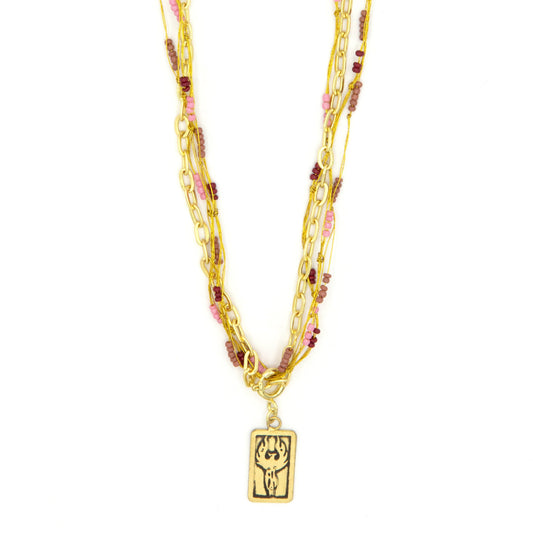 Reborn Phoenix Cluster Necklace