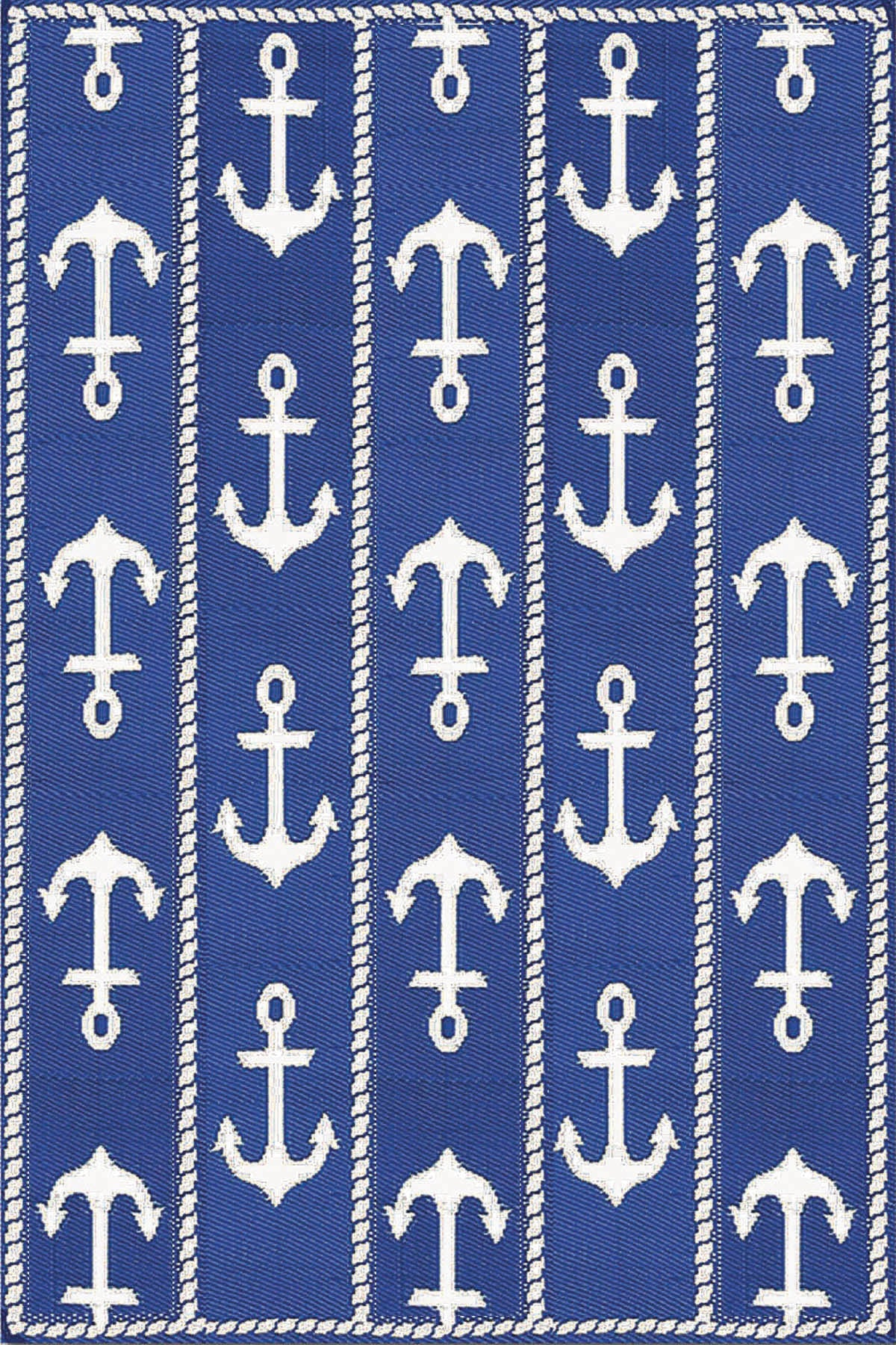 Anchor Blue & White