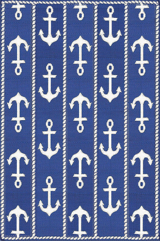 Anchor Blue & White