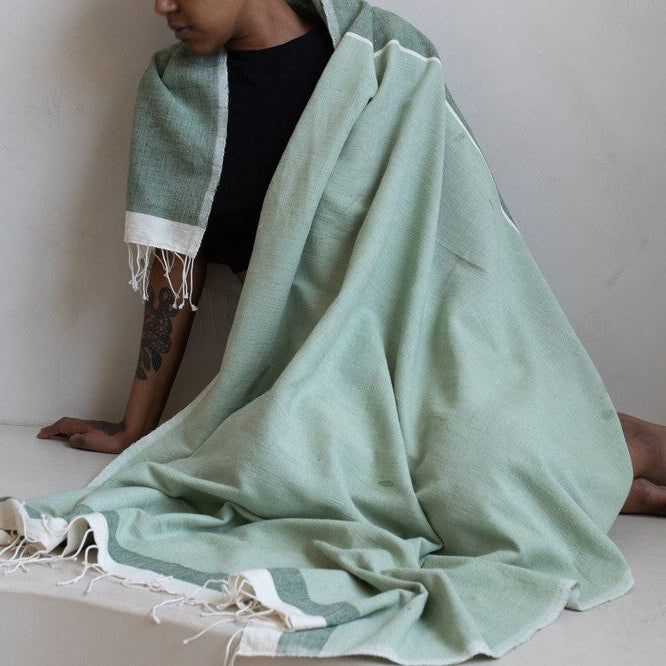 Abay Handwoven Eco-Friendly Ethiopian Cotton Beach Towel