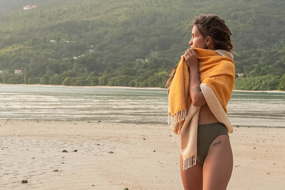 Almaz Handwoven Ethiopian Cotton Bath Towel