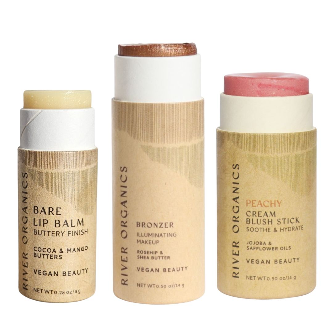Lip + Highlighter + Blush Set
