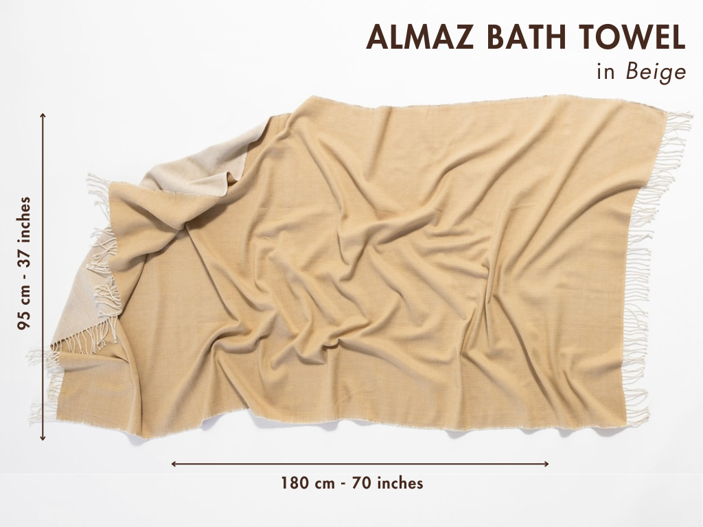 Almaz Handwoven Ethiopian Cotton Bath Towel