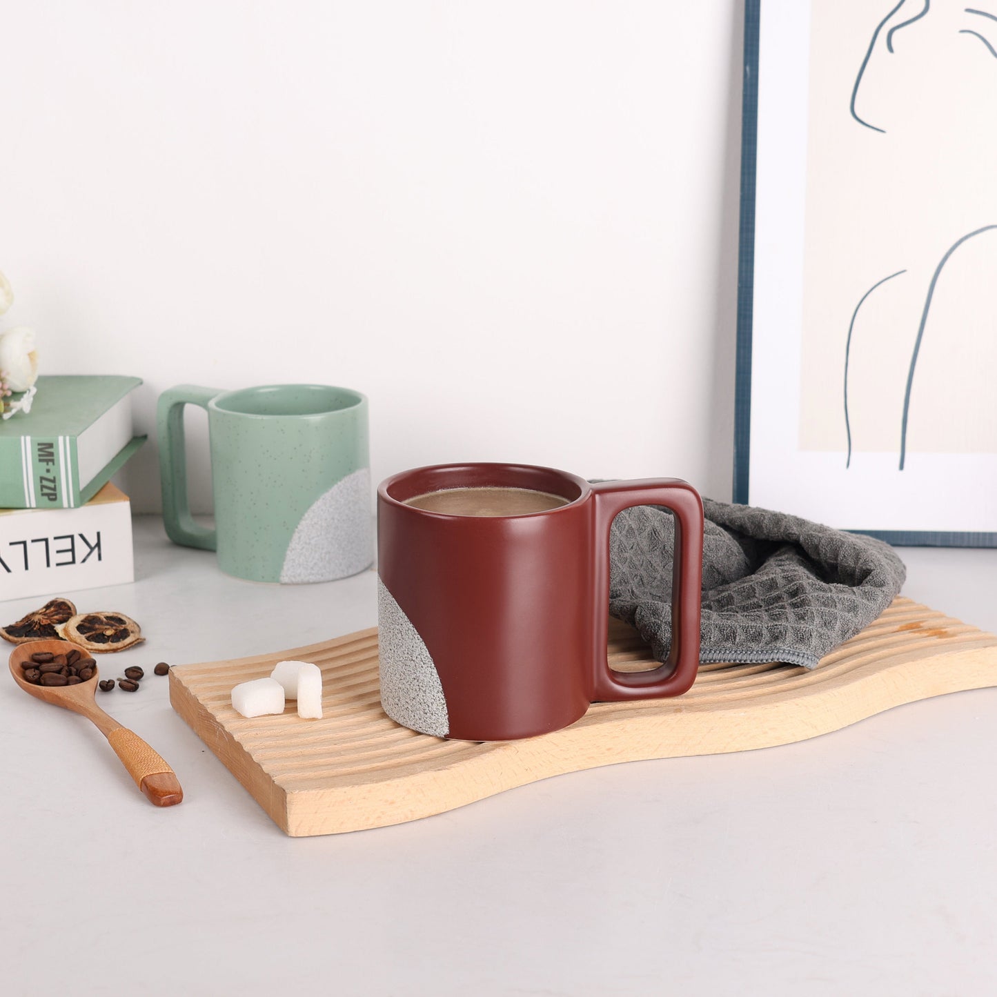 BosilunLife Nordic Moments Mug Recycled Ceramic Eco-Clay