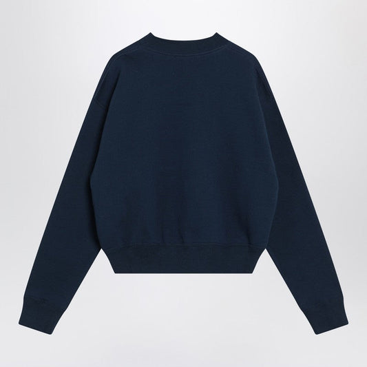 Chloé Navy Blue Sweatshirt With Logo Women