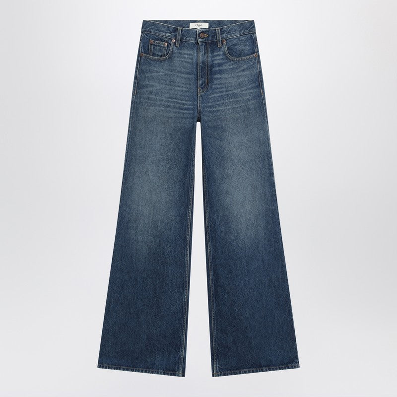 Chloé Flared Blue Jeans Women