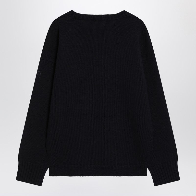 Chloé Navy Blue Sweater In Wool And Cashmere Women