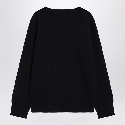 Chloé Navy Blue Sweater In Wool And Cashmere Women