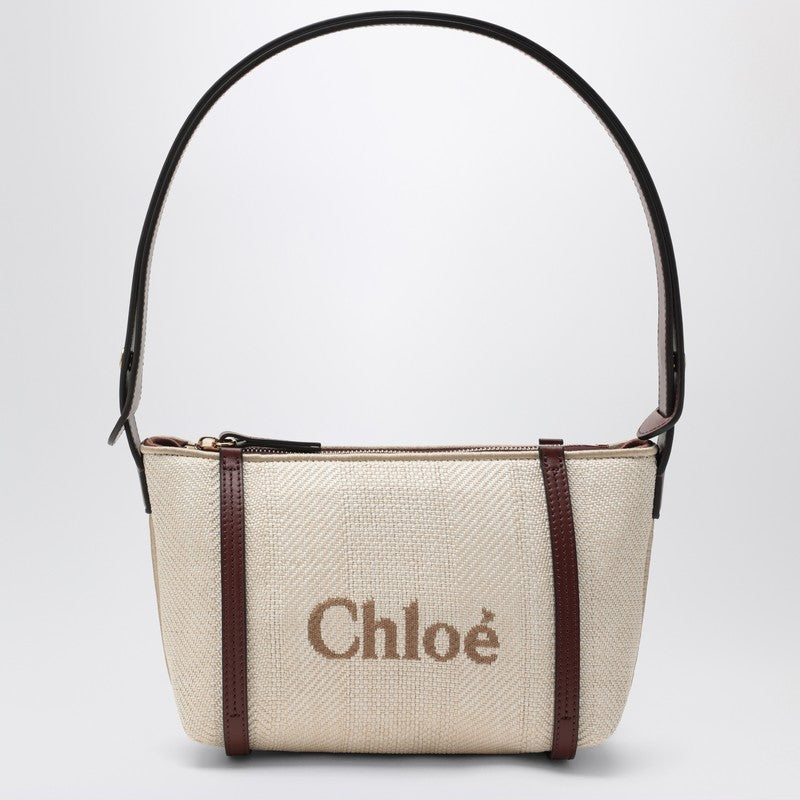 Chloé Chloé Carry Bag In Sand Canvas Women
