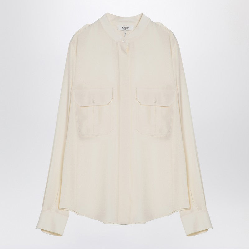 Chloé Ivory Silk Blouse Women
