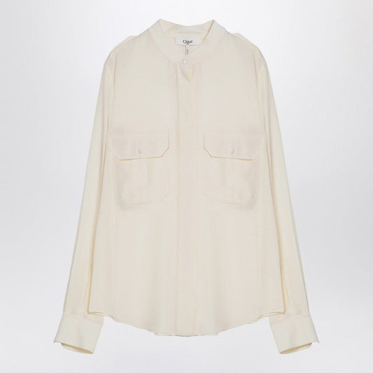 Chloé Ivory Silk Blouse Women