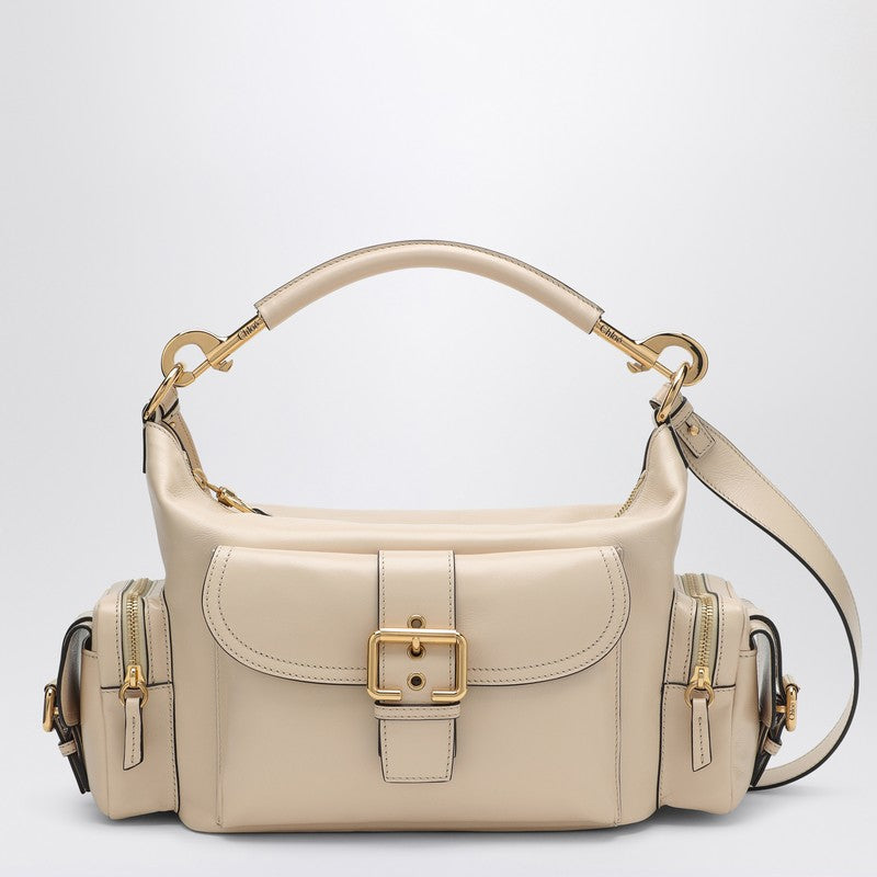 Chloé Beige Leather Camera Bag Women