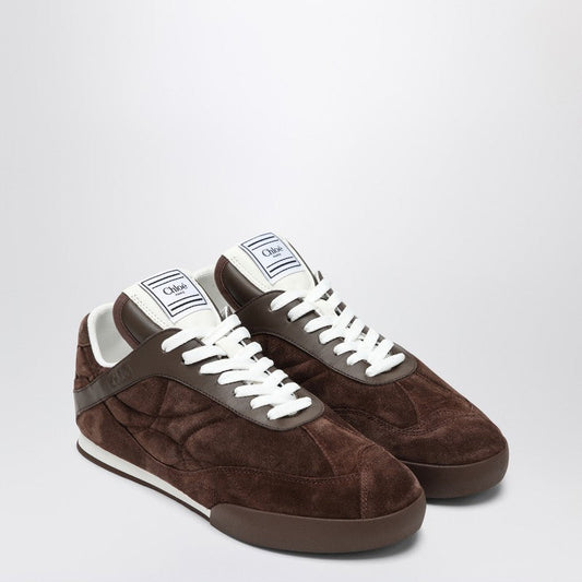 Chloé Chloé Kick Chocolate Sneakers In Suede Women
