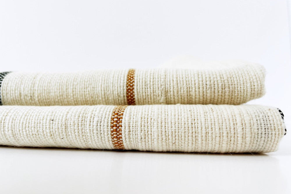 Adama Handwoven Ethiopian Cotton Napkins | Set of 2