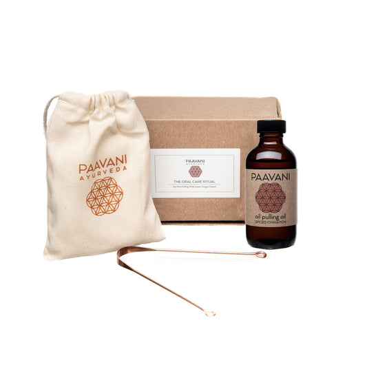 Cinnamon Oral Care Ritual | Ayurvedic Oil Pulling & Tongue Cleaning