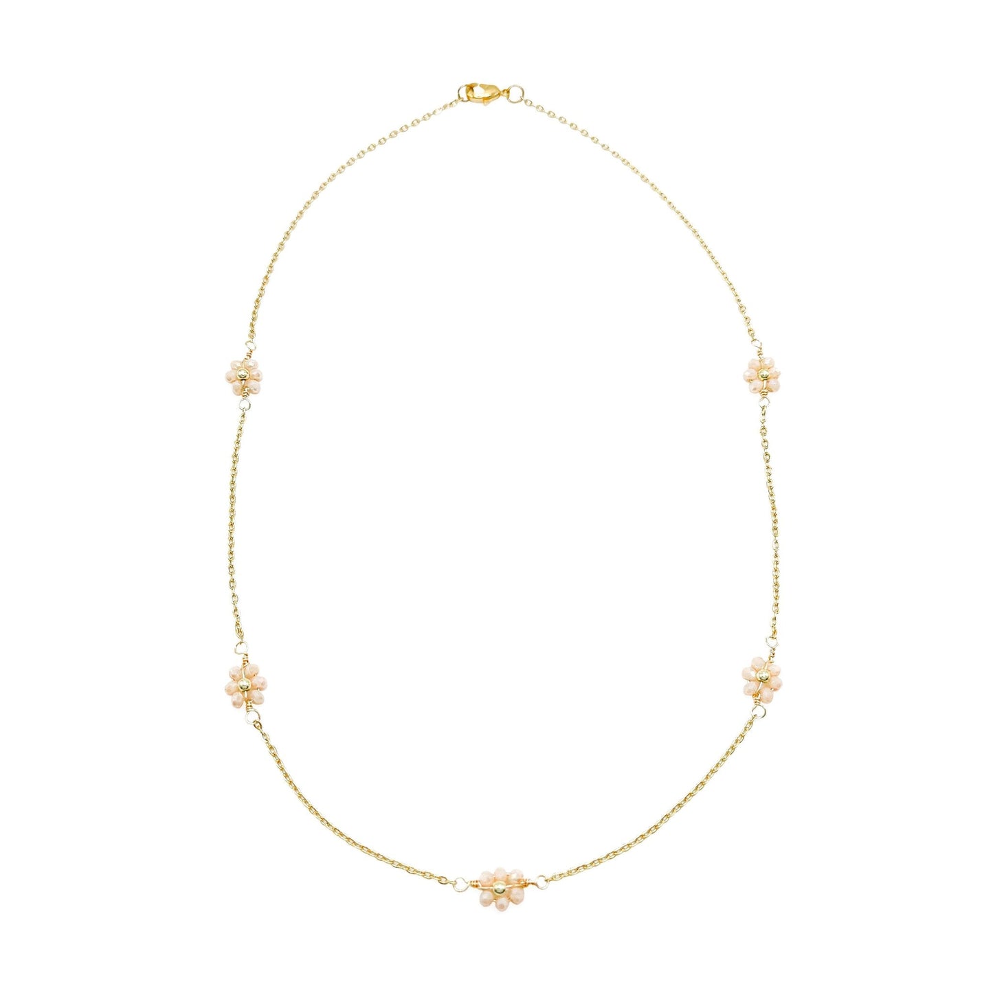 Daisy gold necklace