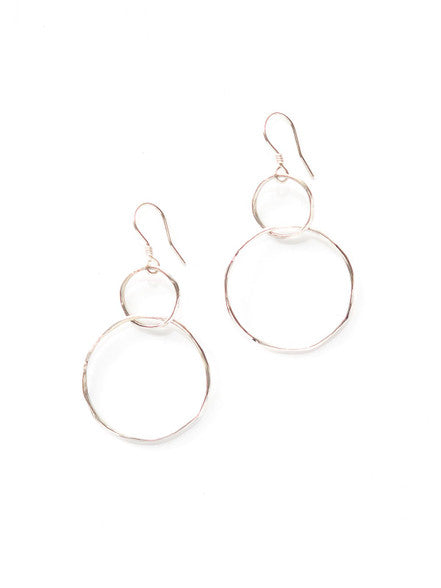 Double Loop Sterling Earrings